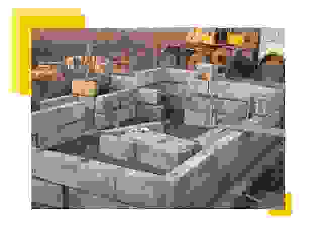 Фундамент сборный в Беслане